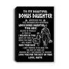 Personalized To My Bonus Daughter Viking Canvas From Step Dad Whenever You Feel Overwhelmed Stepdaughter Birthday Gifts Christmas Custom Wall Art Print Framed Canvas | teecentury