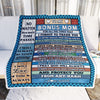 Personalized To My Bonus Mom Blanket From Stepdaughter Wood I Love You Thank You Stepmother Birthday Fathers Day Christmas Customized Gift Fleece Blanket | teecentury