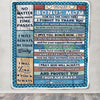 Personalized To My Bonus Mom Blanket From Stepdaughter Wood I Love You Thank You Stepmother Birthday Fathers Day Christmas Customized Gift Fleece Blanket | teecentury