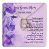 Forever Love Necklace 18K Yellow Gold Finish | 1 | Personalized To My Bonus Mom Gifts From Stepdaughter Necklace Flower You Are Beautiful Gifts For Stepmom Mothers Day Birthday Christmas Gift Box Message Card | teecentury.myshopify