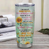 Personalized To My Bonus Mom Tumbler From Step Daughter Stainless Steel Sunflower Forever Grateful Stepmom Gift Birthday Mothers Day Christmas Travel Mug | teecentury
