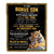 Personalized To My Bonus Son Blanket Tiger I Love You Forever From Stepmom Stepdad Stepson Birthday Gifts Christmas Graduation Customized Fleece Blanket | teecentury