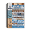 Personalized To My Bonus Son Canvas From Stepmom Stepdad I Love You Wood Stepson Birthday Christmas Thanksgiving Graduation Custom Wall Art Print Home Decor Framed Canvas | teecentury