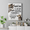 Personalized To My Bonus Son Canvas From Stepmom Stepdad Wolf My Love For You Is Forever Stepson Birthday Gifts Christmas Custom Wall Art Print Framed Canvas | teecentury