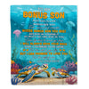 Personalized To My Bonus Son Gifts Blanket From Stepmom Stepdad Whenever You Feel Turtle Stepson Birthday Gifts Graduation Christmas Customized Fleece Blanket | teecentury