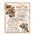 Personalized To My Bonus Son Gifts Blanket From Stepmom Wherever Your Journey In Life Tiger Stepson Birthday Gifts Graduation Customized Fleece Throw Blanket | teecentury