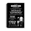 Personalized To My Bonus Son Gifts Canvas From Stepdad I Closed My Eyes For A Moment Stepson Birthday Graduation Christmas Custom Wall Art Print Framed Canvas | teecentury