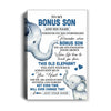 Personalized To My Bonus Son Gifts Canvas From Stepmom Stepdad Whenever Elephant Unique Birthday Gifts For Stepson Graduation Christmas Custom Print Framed Canvas | teecentury