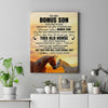 Personalized To My Bonus Son Gifts Canvas From Stepmom Stepdad Whenever Horse Unique Birthday Gifts For Stepson Graduation Christmas Custom Print Framed Canvas | teecentury