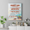 Personalized To My Bonus Son Gifts Canvas From Stepmom Stepdad Whenever Turtle Unique Birthday Gifts For Stepson Graduation Christmas Custom Art Print Framed Canvas | teecentury