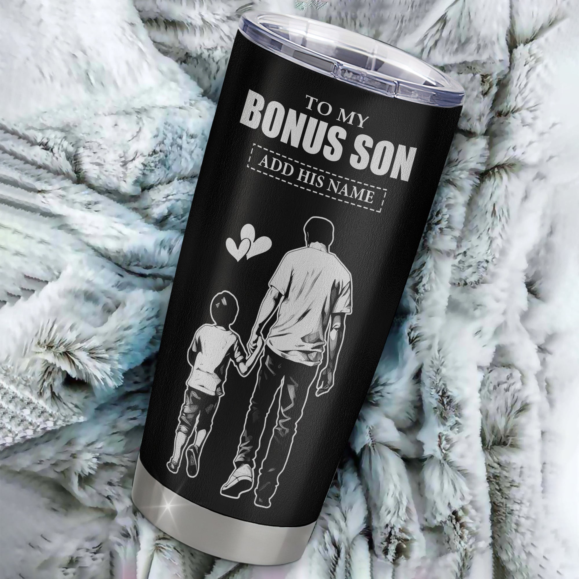Personalized To My Bonus Son Gifts Tumbler From Stepdad I Closed My Eyes For A Moment Stepson Birthday Graduation Christmas Custom Stainless Steel Cup Travel Mug | teecentury