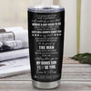 Personalized To My Bonus Son Gifts Tumbler From Stepdad I Closed My Eyes For A Moment Stepson Birthday Graduation Christmas Custom Stainless Steel Cup Travel Mug | teecentury