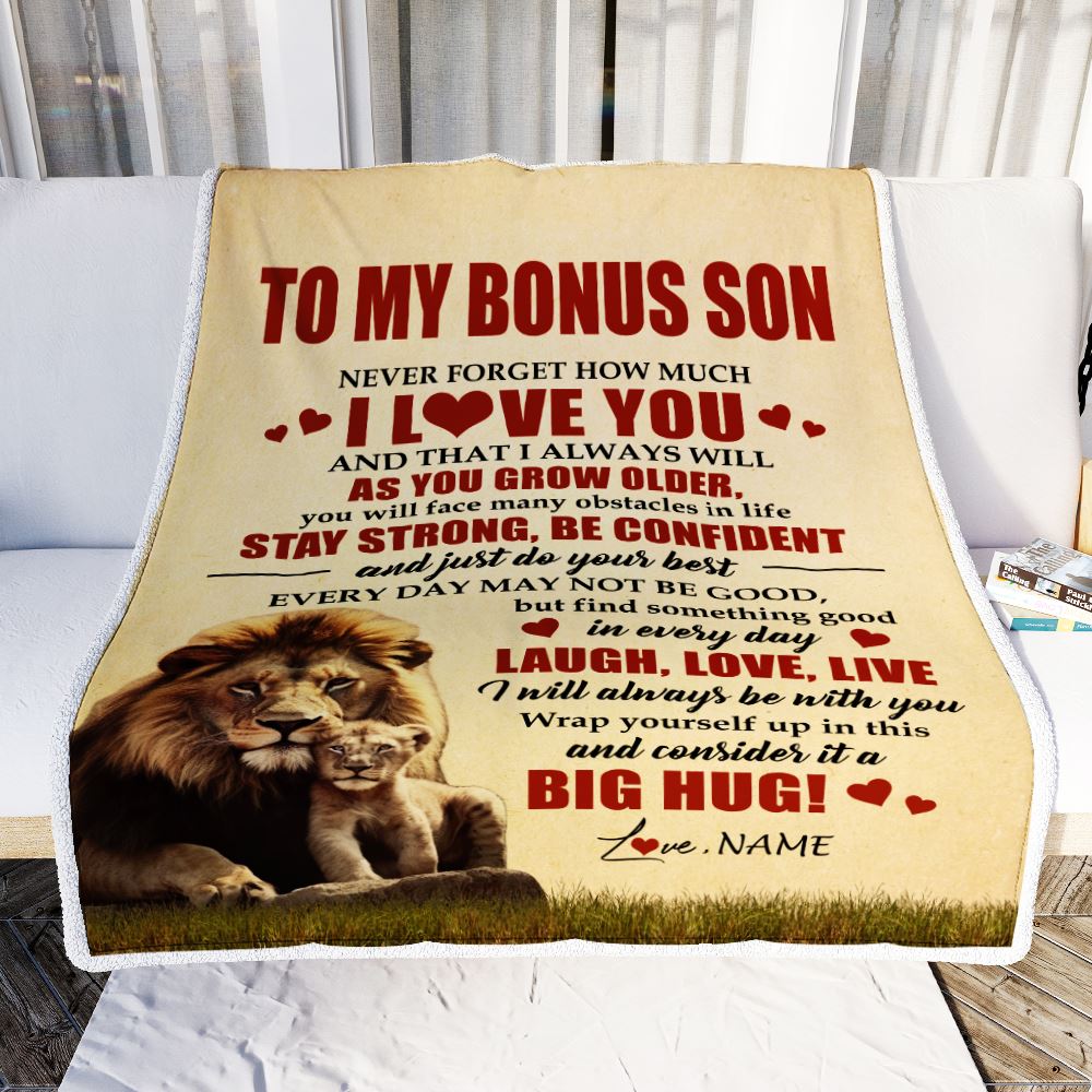 To my son lion blanket deals