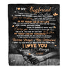 Personalized To My Boyfriend Blanket From Girlfriend I'd Find You Sooner Love You Longer Boyfriend Anniversary Valentines Day Christmas Fleece Throw Blanket Blanket | Teecentury.com