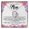 Forever Love Necklace | Personalized To My Boyfriend's Mom Necklace From Daughter A Warm Heart Mother In Law Mothers Day Wedding Birthday Christmas Customized Gift Box Message Card | teecentury