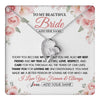 Forever Love Necklace 14K White Gold Finish | 1 | Personalized To My Bride Necklace Gift From Groom Wedding Day My True Love Romantic Groom To Bride Jewelry Gifts Meaningful Custom Gift Box Message Card | https://teecentury.