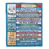 Personalized To My Brother Blanket From Sister Wood No Matter Where Life Takes Us Soul Sister Birthday Christmas Graduation Customized Fleece Throw Blanket | teecentury