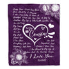Personalized To My Cousin Blanket From A Good Friend Sunflower Like You Like A Ray Of Sunshine Birthday Graduation Christmas Customized Bed Fleece Blanket | teecentury