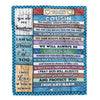 Personalized To My Cousin Blanket From Family Wood No Matter Where Life Takes Us Soul Sister Birthday Christmas Graduation Customized Fleece Throw Blanket | teecentury