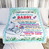 Personalized To My Daddy Blanket From Baby Name Elephant Happy Fathers Day My Dearest Loving Daddy New Father First Time Dad Customized Bed Fleece Blanket | teecentury