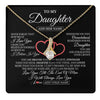 Alluring Beauty Necklace 18K Yellow Gold Finish | 1 | Personalized To My Daughter Birthday Gifts From Mom Dad Mother Always Love You Daughter Necklace Gifts Jewelry Christmas Custom Gift Box Message Card | teecentury.myshopify