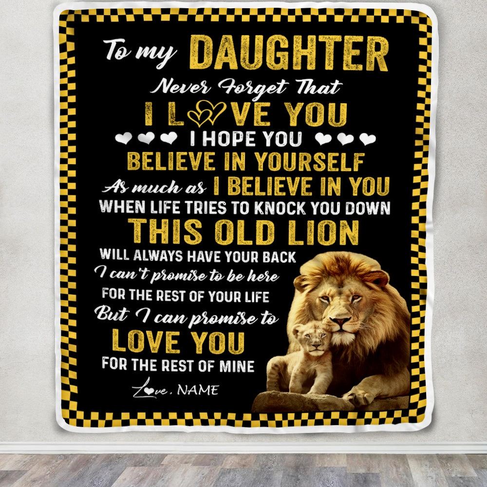 To my daughter hotsell from dad blanket