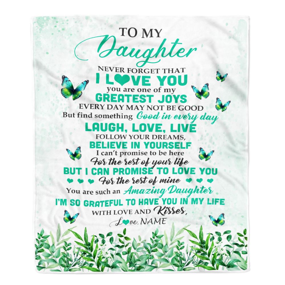 Personalized Throw Blanket for Mom, you are someone I laugh with