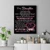 Personalized To My Daughter From Mom Mother Canvas Once Upon A Time Birthday Graduation Gifts For Daughter Gifts Christmas Custom Wall Art Print Framed Canvas | teecentury