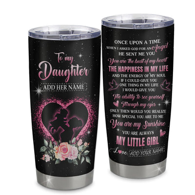 Personalized To My Daughter From Mom Mother Tumbler Once Upon A Time Birthday Graduation Gifts For Daughter Gifts Christmas Custom Stainless Steel Cup Travel Mug | teecentury