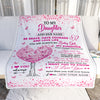 Personalized To My Daughter Gifts Blanket From Mom Dad Mother Tree I Love You Always Daughter Birthday Gifts Mothers Day Christmas Custom Fleece Throw Blanket | teecentury