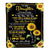 Personalized To My Daughter Gifts Blanket From Mom Dad Mother Wherever Your Journey In Life Sunflower Daughter Birthday Gifts Customized Fleece Throw Blanket | teecentury