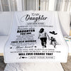Personalized To My Daughter Gifts Blanket From Mom Mother Whenever Woman Unique Birthday Gifts For Daughter Graduation Christmas Custom Fleece Throw Blanket | teecentury