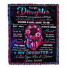 Personalized To My Daughter Gifts From Mom Dad Blanket Dream Catcher Birthday Gifts For Daughter Graduation Valentines Day Christmas Customized Fleece Blanket | teecentury