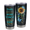 Personalized To My Daughter Gifts From Mom Dad Mother Father Tumbler Sunflower Ideas For Grown Daughter Birthday Gifts Graduation Christmas Custom Cup Travel Mug | teecentury