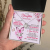 Love Knot Necklace 14K White Gold Finish | 2 | Personalized To My Daughter Gifts Necklace From Mom Dad Whenever Butterfly Unique Birthday Gifts Daughter Graduation Christmas Custom Gift Box Message Card | teecentury.myshopify