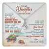 Alluring Beauty Necklace 14K White Gold Finish | 1 | Personalized To My Daughter Gifts Necklace From Mom Dad Whenever Turtle Unique Birthday Gifts For Daughter Graduation Christmas Custom Gift Box Message Card | https://teecentury.