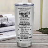 Personalized To My Daughter Gifts Tumbler From Dad Father Whenever Man Unique Birthday Gifts For Daughter Graduation Christmas Custom Stainless Steel Cup Travel Mug | teecentury