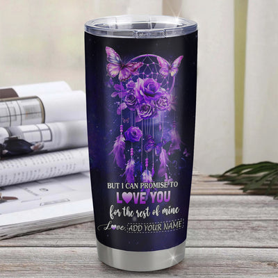 Personalized To My Daughter Gifts Tumbler From Mom Dad Floral Butterfly Love You Daughter Birthday Gifts Graduation Christmas Custom Stainless Steel Travel Mug | teecentury