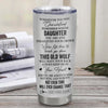 Personalized To My Daughter Gifts Tumbler From Mom Dad Whenever Wolf Unique Birthday Gifts For Daughter Graduation Christmas Custom Stainless Steel Cup Travel Mug | teecentury
