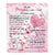 Personalized To My Daughter In Law Gifts Blanket From Mom Mothers Day Gifts For Future Daughter In Law Women Birthday Wedding Present Custom Fleece Blanket | teecentury