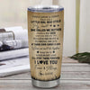 Personalized To My Daughter Lion Tumbler From Mom Mother Stainless Steel Cup I'll Stay There Forever Daughter Birthday Graduation Christmas Travel Mug | teecentury