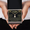 Alluring Beauty Necklace 18K Yellow Gold Finish | 2 | Personalized To My Daughter Necklace From Dad Father Your Biggest Fan Birthday Gifts For Daughter Gifts Christmas Jewelry Custom Gift Box Message Card | teecentury.myshopify