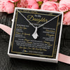 Alluring Beauty Necklace 14K White Gold Finish | 2 | Personalized To My Daughter Necklace From Mom Dad Father I Love You Gift For My Daughter Birthday Gifts Graduation Christmas Custom Gift Box Message Card | teecentury.myshopify