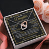 Interlocking Hearts Necklace Stainless Steel & Rose Gold Finish | 2 | Personalized To My Daughter Necklace From Mom Dad Father I Love You Gift For My Daughter Birthday Gifts Graduation Christmas Custom Gift Box Message Card | teecentury.myshopify