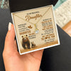 Alluring Beauty Necklace 18K Yellow Gold Finish | 2 | Personalized To My Daughter Necklace From Mom Dad Whenever You Feel Bear Daughter Birthday Gifts Gifts Graduation Christmas Customized Gift Box Message Card | teecentury