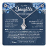 Alluring Beauty Necklace 14K White Gold Finish | 1 | Personalized To My Daughter Necklace From Mom Mother Proud Of You Birthday Gifts For Daughter Jewelry Gifts Christmas Custom Gift Box Message Card | https://teecentury.