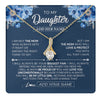 Alluring Beauty Necklace 18K Yellow Gold Finish | 1 | Personalized To My Daughter Necklace From Mom Mother Proud Of You Birthday Gifts For Daughter Jewelry Gifts Christmas Custom Gift Box Message Card | https://teecentury.