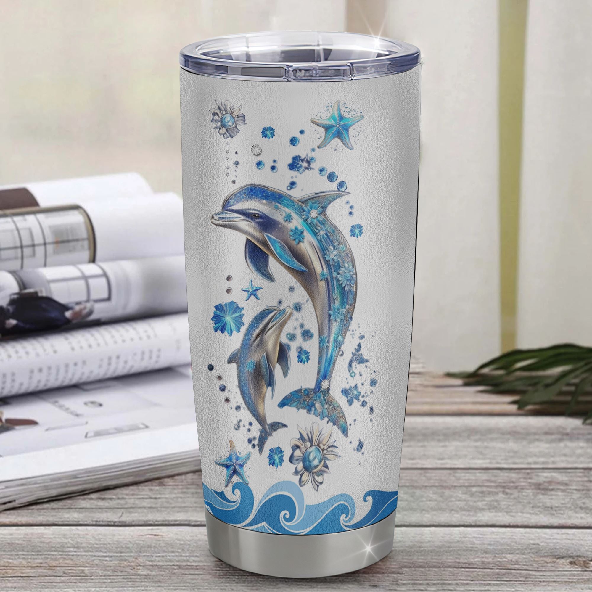 Personalized To My Daughter Tumbler From Mom Dad Stainless Steel Cup Dophin Never Forget I Love You Daughter Gift Birthday Graduation Christmas Travel Mug | teecentury