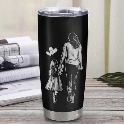 Personalized To My Daughter Tumbler From Mom Mother Stainless Steel Cup Whenever You Feel Overwhelmed Daughter Birthday Graduation Christmas Travel Mug | teecentury