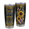 Personalized To My Daughter Tumbler From Mom Sunflower Stainless Steel Cup Never Forget That I Love You Daughter Gift Birthday Graduation Christmas Travel Mug | teecentury